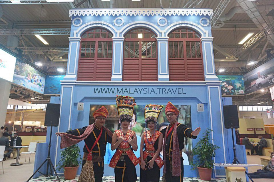The Malaysian booth at the ITB in Berlin.