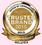Reader’s Digest Asia Gold Trusted Brand Award 2015 in the “Private Healthcare” category