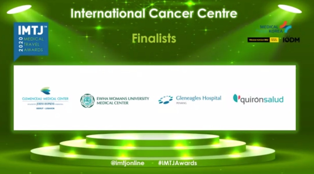 International cancer centre of the year