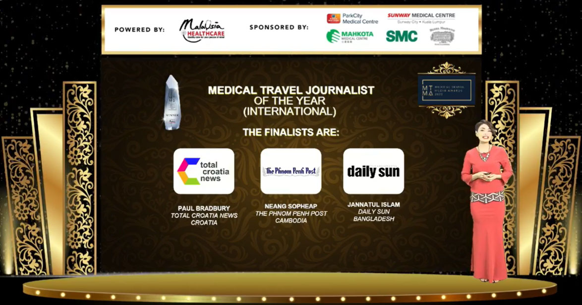 Medical Travel Journalist of the Year (International)