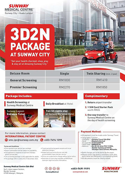 3D2N Package at Sunway City